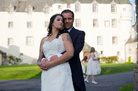 Wedding at Traquair House