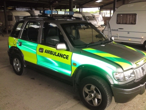 full chapter 8 reflective kits designed and installed to customer specifications. Some are available of the shelf - many vehicles are not, we make templates and from the templates we have the kits made and supplied cut to shape and all edges sealed.