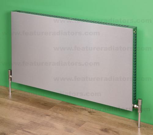iRad brushed steel electric radiant panel radiator