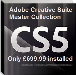 Adobe Creative Suite Master Collection CS5.5 only £499.99 installed!