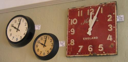 We have over 15 different clocks to choose from in stock, including wall, alarm and travel clocks