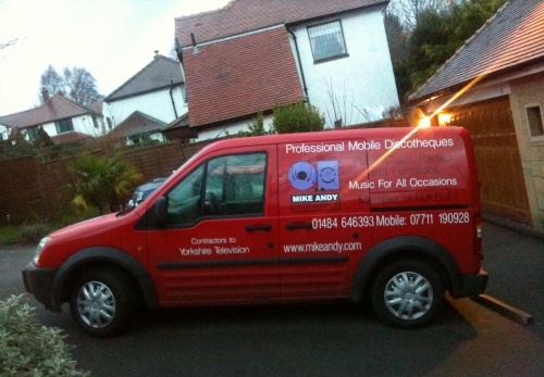 Mike Andy Entertainments Red Connect Van