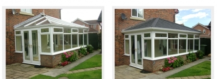 Before and After Insulated Tiled Roof