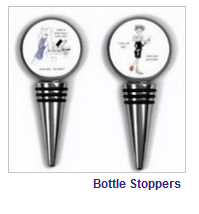 Bottle stopper in Spring Chicken designs