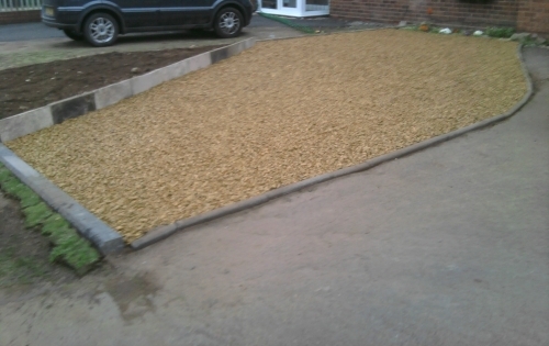 Gravel driveway Gravel driveway