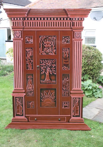 Hand Painted Prop for Narnia Themed Wedding