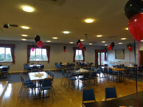 Function room ready for quiz night
