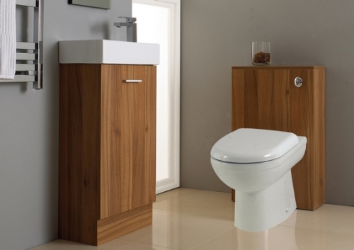 Many styles of bathroom vanity units 
