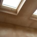 Ceiling plastering around roof windows in Wallasey Ceiling plastering around roof windows in Wallasey