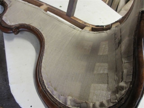 Chaise longue - Base before padding