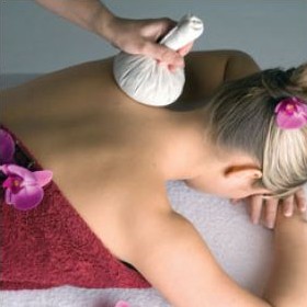 Thai style Hot compressor massage treatments