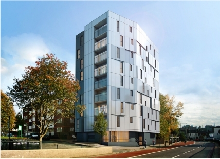 Computer Generated Image - Origin Housing, Islington