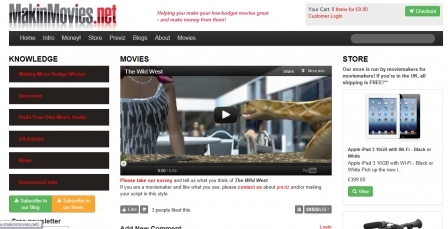 makinmovies.net ecommerce management by JCK Creations Ltd