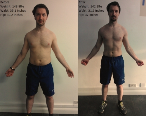 Daniel Colber 30day Challange Before & After Shots