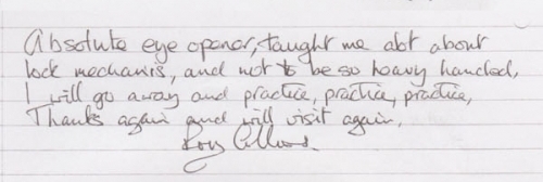Course feedback