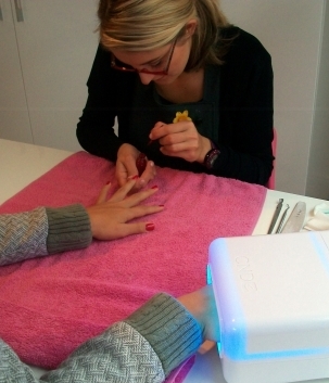 Shellac Nails - the ultimate power polish.  Lasts for 14 days - no smuding or chipping