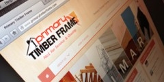 Website design for Primary Timber Frame company