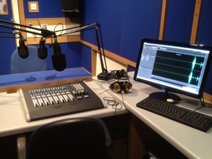 Radio studio equipment, audio visual equipment, radio studio installation