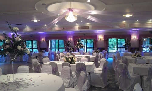 Dress your function room with coloured up lighting
