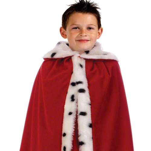 Red Deluxe Nativity King Cloak Kids Costume