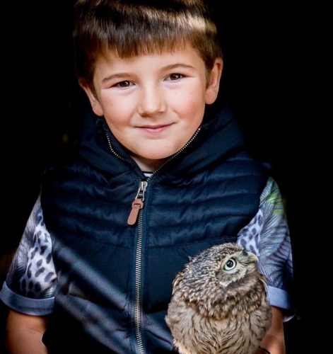 Boy with Owl
