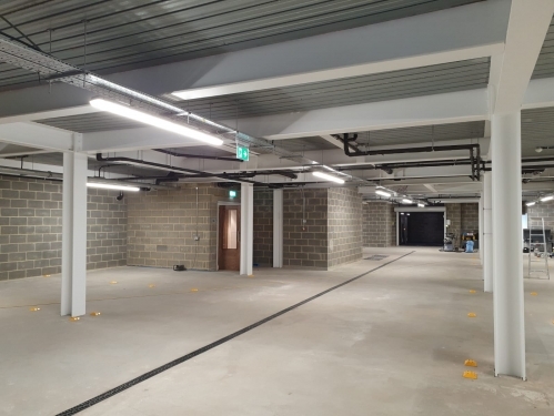 New build underground garage