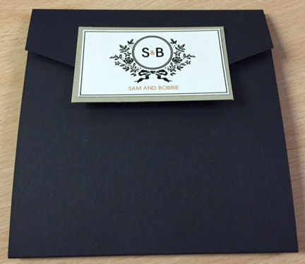 Pocket fold invites, available in any colour, any design to suit you
