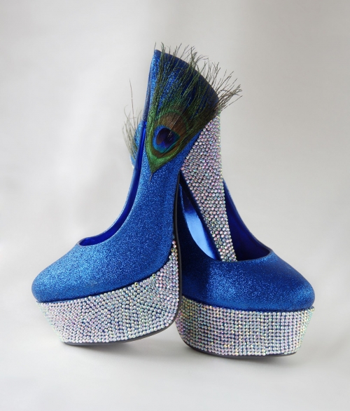 Peacock shoes