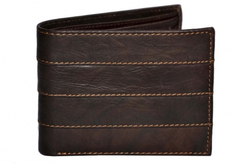 Stitch Designer Leather Wallet for men