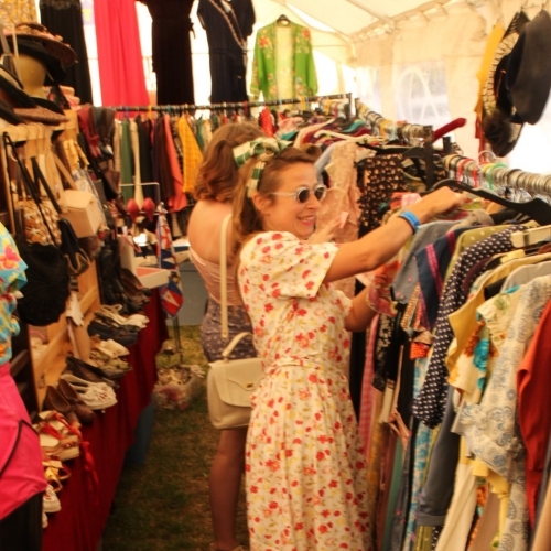 Shopping for vintage bargains at The War and Peace Revival