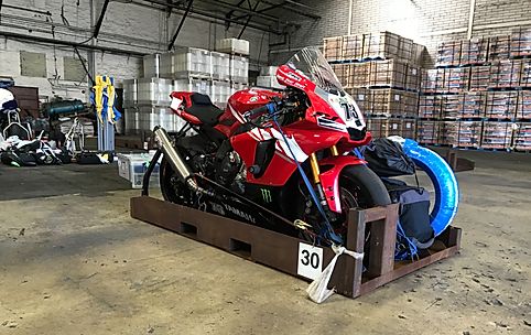 Motorcycle Track Delivery
