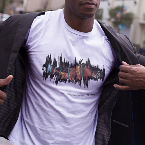Playable Personalised Soundwave Men's / Women's Unisex T-Shirt 
