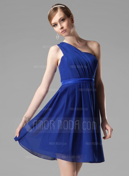 Fantastic Chiffon Royal Blue Bridesmaid Dress