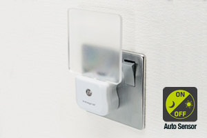 Daylight Auto Sensor Night Light 0.6W (UK 3-Pin plug in) LED Lamp
