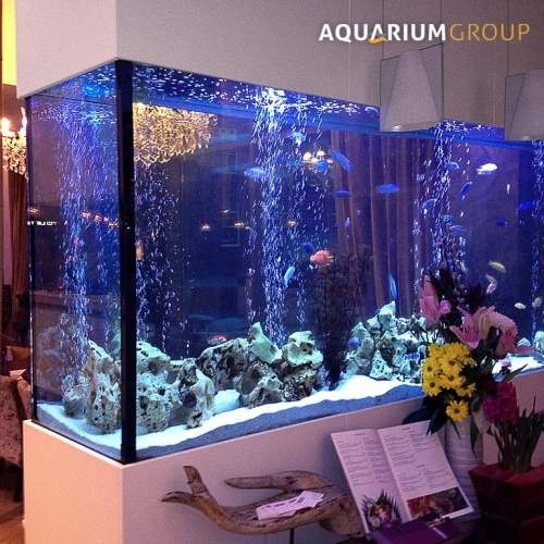 Room Divider Fish Tank Restaurant