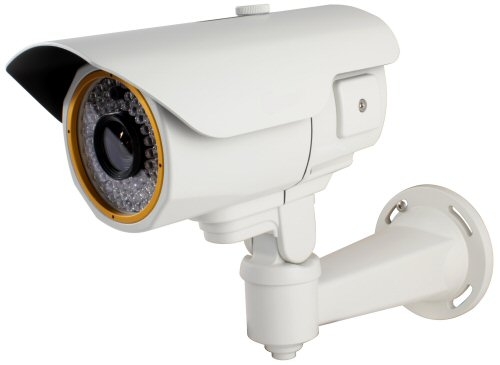 Outdoor weatherproof camera, with infra red illumination