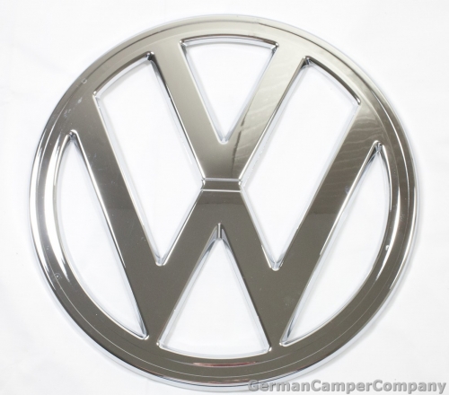 VW Camper front chrome badge