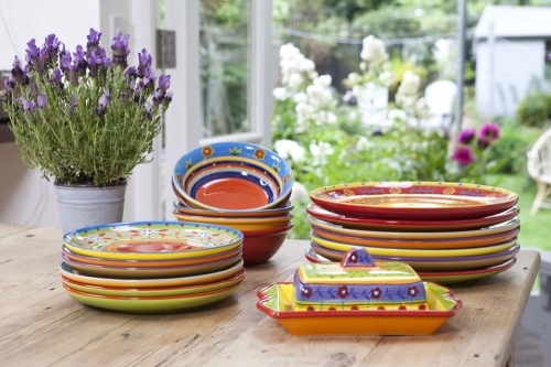 Colourful French Pottery