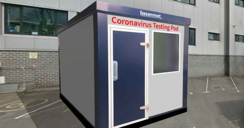 Coronavirus testing pods
