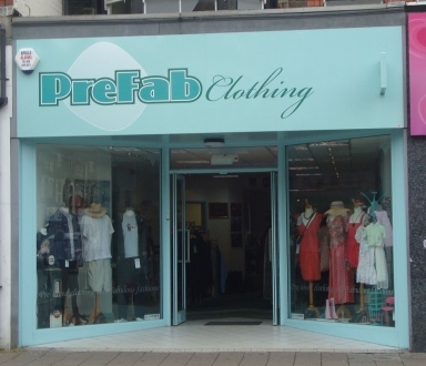 PreFab Clothing, 73 Albany Road, Cardiff. Owned and managed by Cardiff YMCA Housing Association