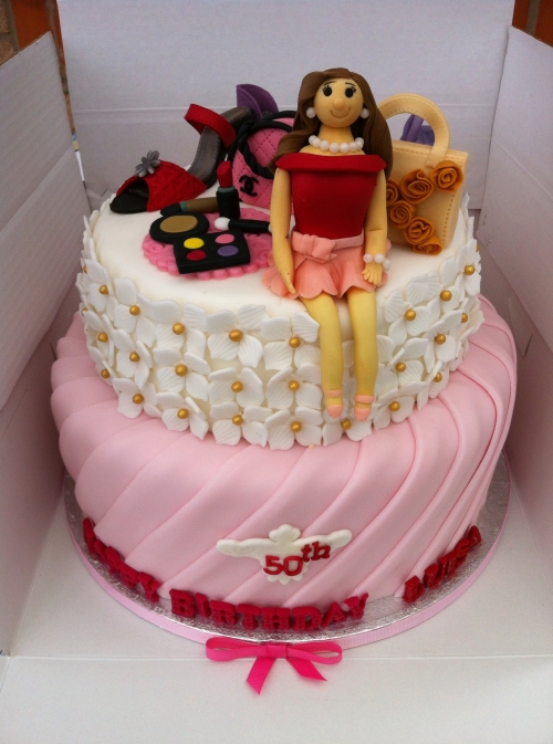'girly girly' cake