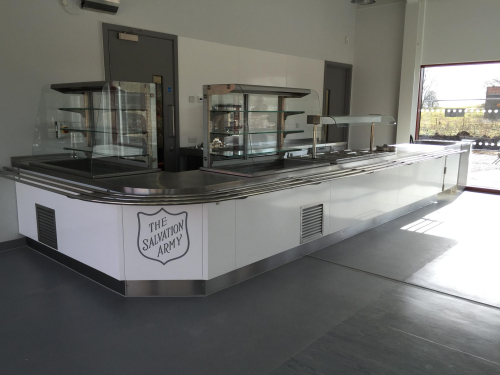 Servery Counter with Display Units