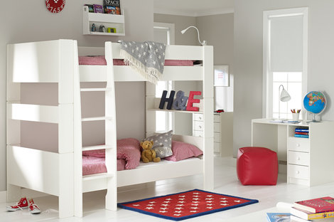 Room to Grow - Solitaire White Bunkbed