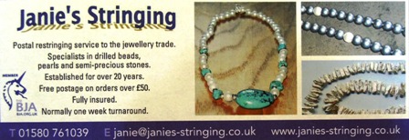 Specialists in Pearl and bead stringing and restringing