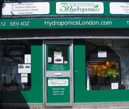 HydroponicsLondon.com shop front