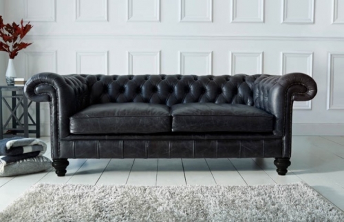 Paxton Leather Chesterfield