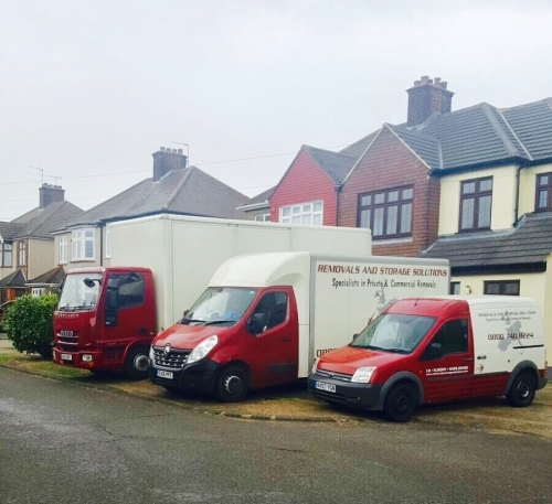 Parked Van For House Removals